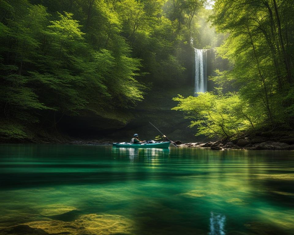 Arkansas Hidden Fishing Spots in a Kayak