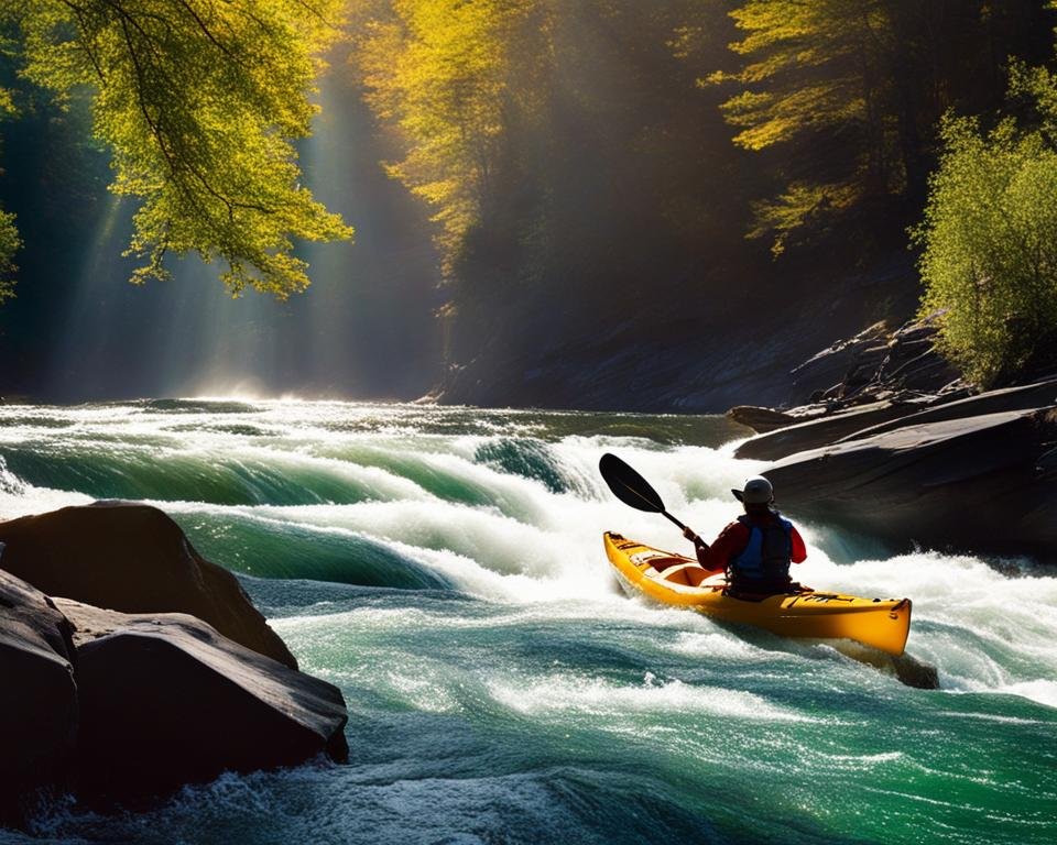 Recreational Kayak Class 3 Rapids