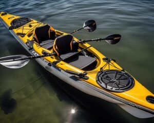 Rod Holder Spots on Ascend Kayak